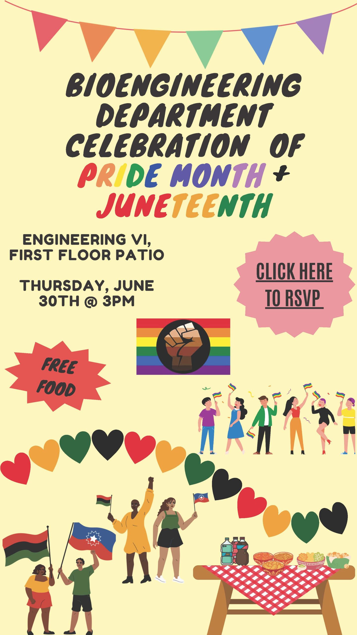 Bioengineering Department Celebration of Pride Month and Juneteenth