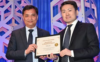 Prof. Jun Chen receives V.M. Watanabe Excellence in Research Award
