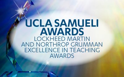 Aaron Meyer receives the 2021 Northrop Grumman Excellence in Teaching Award